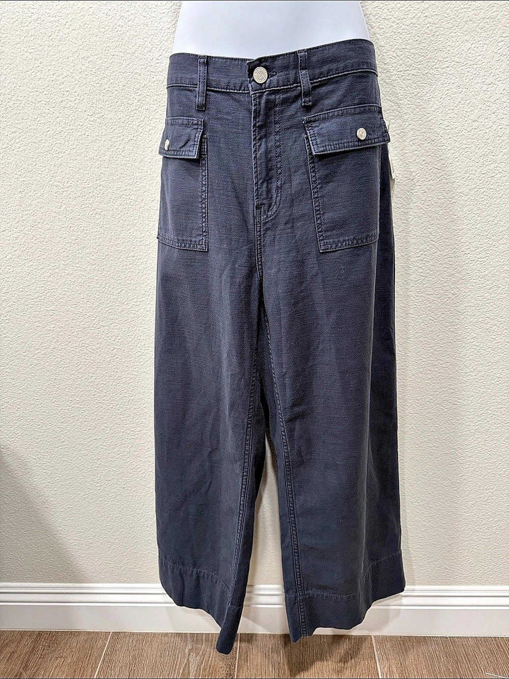 FRAME The 70s Patch Pocket Crop Straight Jeans Waist SIZE 31